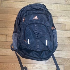 Large Rose Gold and Grey Adidas Backpack
